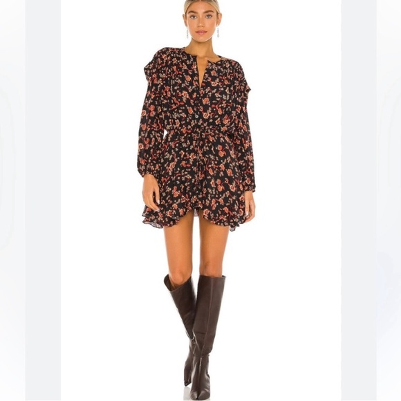 Free People Flower Fields Long Sleeve Boho - Picture 2 of 9